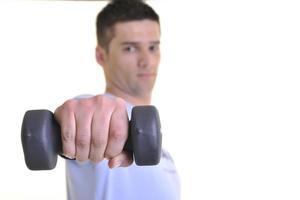 man fitness isolated photo