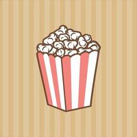 Popcorn Vector Graphic Design