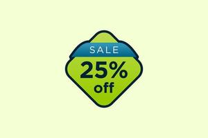 25 discount, Sales Vector badges for Labels, , Stickers, Banners, Tags, Web Stickers, New offer. Discount origami sign banner.