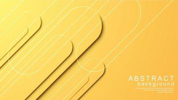 Modern 3d shapes background with diagonal style vector