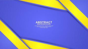 Modern 3d shapes background with diagonal style vector