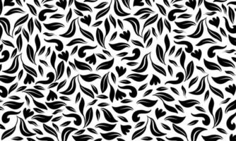 patrón de motivos florales sin fisuras. ilustración vectorial vector