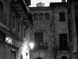barcelona de noche foto