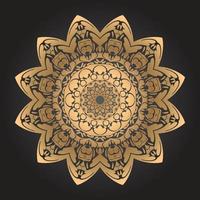 Luxury gold mandala background vector