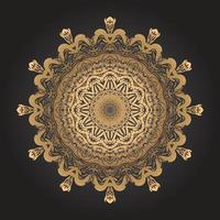 Luxury mandala design Free Vector