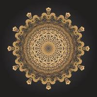 Luxury mandala design Free Vector