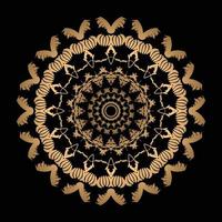 Luxury mandala design Free Vector