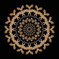 Luxury mandala design Free Vector