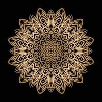 Luxury gold mandala background vector