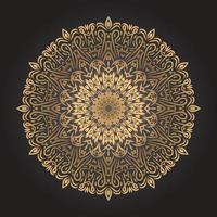 Luxury mandala design Free Vector