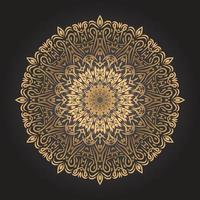 Luxury mandala design Free Vector