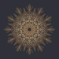 Luxury mandala design Free Vector
