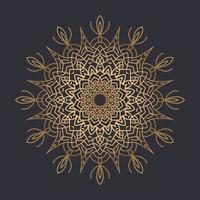 Luxury mandala design Free Vector