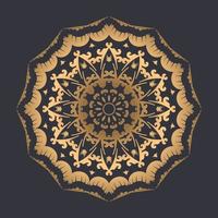 Luxury mandala design Free Vector