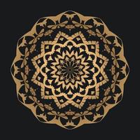 Luxury mandala design Free Vector