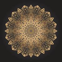 Luxury gold mandala background vector