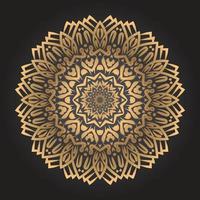 Luxury mandala design Free Vector
