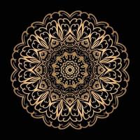 Luxury mandala design Free Vector