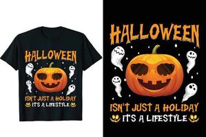 camiseta de vector de halloween