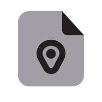 Files Location Icon Two Tone Solid vector