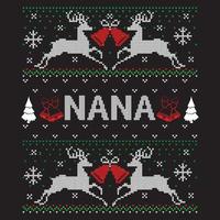 NANA. sweater design, vector file