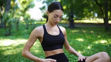 Yoga at the park video