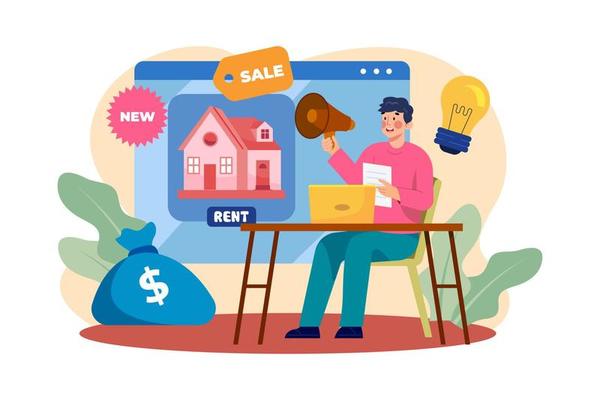 The man who placed an advertisement for a house to rent