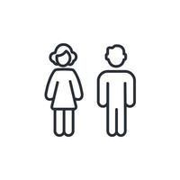 Family icons  symbol vector elements for infographic web