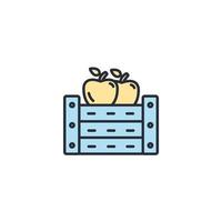 harvest icons  symbol vector elements for infographic web