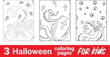 Vector haunted house black and white illustration. Halloween coloring book. Pumpkin in the hat.