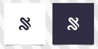 letter s logo design template vector