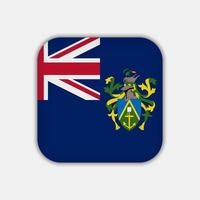 Pitcairn Islands flag, official colors. Vector illustration.