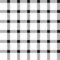 Black White Cute Line Stripe Striped Checkered Scott Plaid Tartan Gingham Cartoon Vector Seamless Pattern Print Background