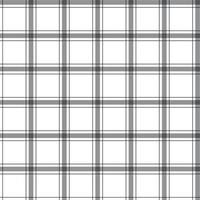 negro blanco gris lindo línea raya rayado tartán cuadros cuadros escocés guinga dibujos animados vector patrón sin costura imprimir fondo