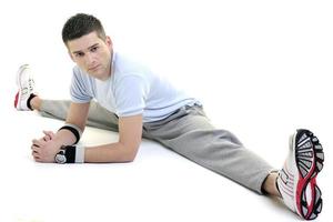 man fitness isolated photo