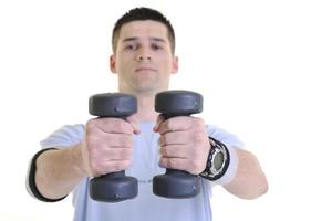 man fitness isolated photo