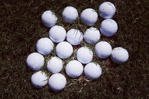 golf balls background photo