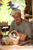 herbalist in shop photo