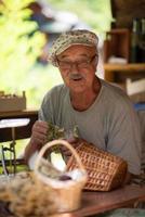 herbalist in shop photo