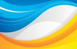Abstract Background With Blue Orange Colour vector