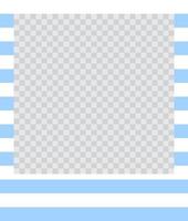 square flat photo frame with ornaments vector