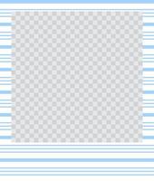 square flat photo frame with ornaments vector