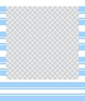 square flat photo frame with ornaments vector