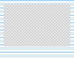 rectangle landscape flat photo frame with ornaments vector