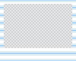 rectangle landscape flat photo frame with ornaments vector