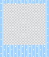 square flat photo frame with ornaments vector
