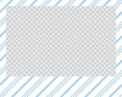 rectangle landscape flat photo frame with ornaments vector