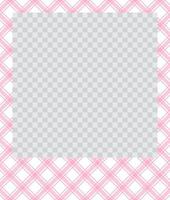 square flat photo frame with ornaments vector