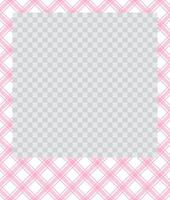 square flat photo frame with ornaments vector