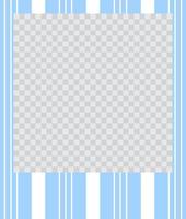square flat photo frame with ornaments vector